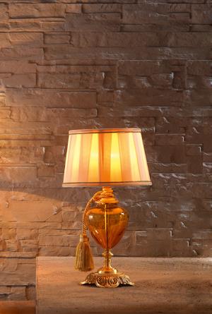Euroluce Lampadari LUIGI XV LP1 / Amber - настольная лампа производства Италии: фото, описание, характеристики, цена, отзывы